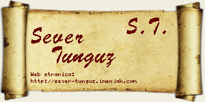 Sever Tunguz vizit kartica